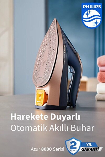 Philips Akıllı Sensörlü Kumaşa Göre Isı Ayarlayan OptimalTEMP Teknolojisi Azu...