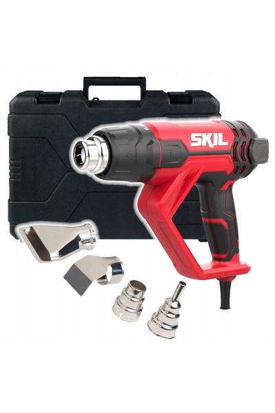 NO BRAND 2000W 8040 încălzitor Skil + valiză + 4 duze + LCD