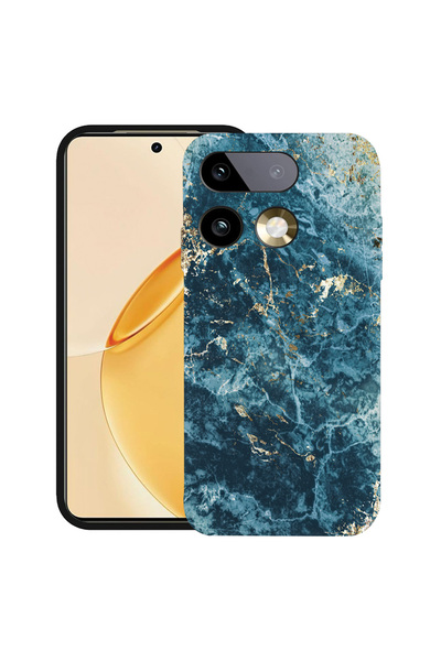 bestcase ®   Θήκη TPU Υπέρλεπτη Husa για Realme 16 Pro Plus, Μάρμαρο - Πράσιν...