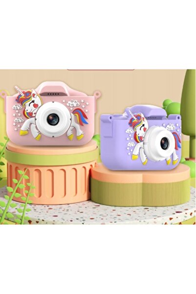 NO BRAND Cameră foto pentru copii cu înregistrare video Full HD Unicorn 64GB ...