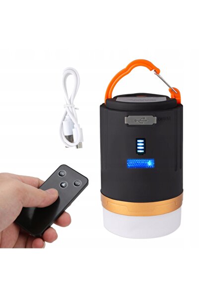 NO BRAND Lanternă turistică de camping cu LED, Power Bank 4800 mAh, impermeabilă