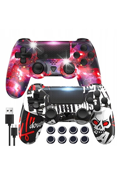 NO BRAND Suport wireless pentru controler PS4 DualShock negru