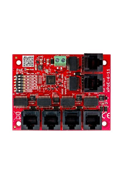 attendmon Switch xPoE-6-11-OF cu 6 porturi, rază lungă, ATTE ABCV