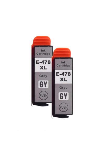 NO BRAND 2x Cerneală NOUĂ 478XL GRI pentru EPSON Expression Photo XP-1500 XP1500