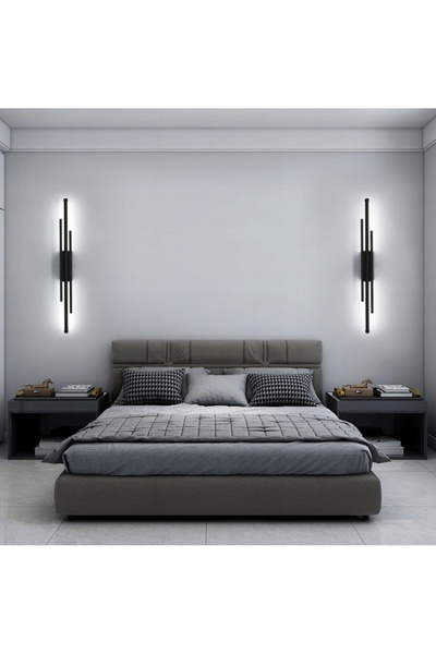 NO BRAND Lampă de perete LED de 58cm, 8W, cu lumină albă rece de 6500K, pentr...