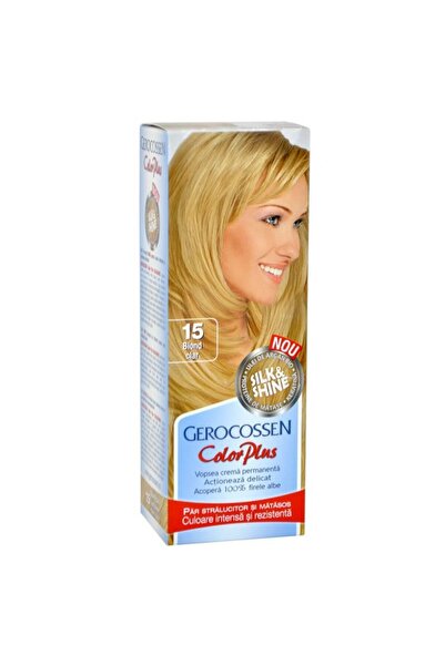 GEROCOSSEN Vopsea pentru Par, Color plus, 15 Blond Clar