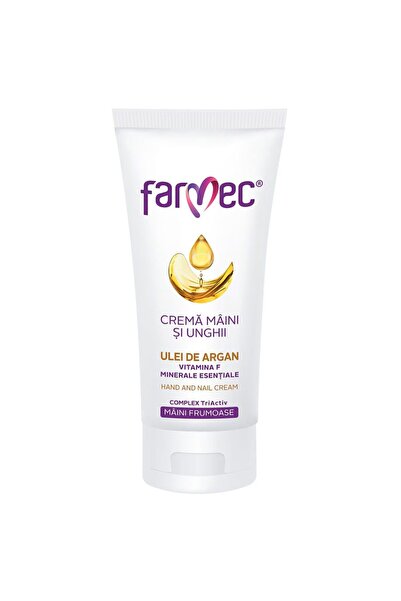 Farmec Crema pentru Maini, Farmec, si Unghii 100 ml Argan Vitamina F 6030