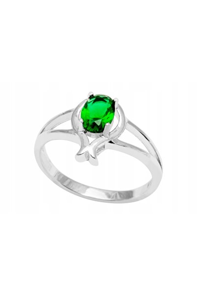 NO BRAND Inel din argint placat cu rodiu, cu zirconiu cubic, mărimea 16! !