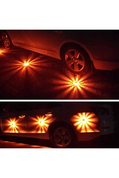 NO BRAND 6 bucăți Lămpi de avertizare tip flare, stroboscopice, 15 LED-uri, c...
