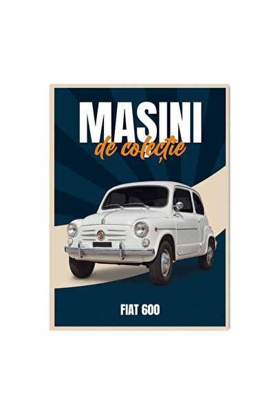 WELLY Sigilat- Fiat 600- Nr. 50- Mașini de Colecție 2023- Scara 1/60