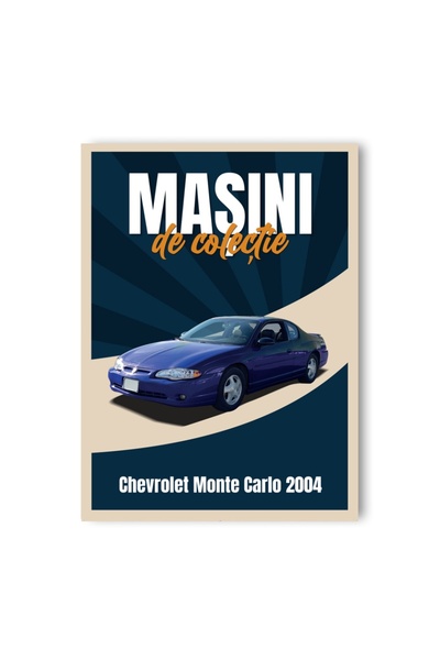WELLY Sigilat- Chevrolet Monte Carlo 2004- Nr. 92- Mașini de Colecție 2023- S...