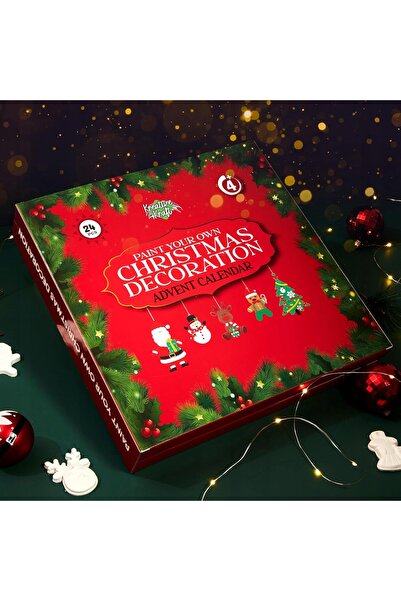 NO BRAND Calendar de Advent Creativ de 24 de zile pentru pictarea decorațiuni...