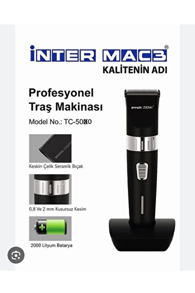 Traş Makinesi Saç Sakal Traş Makinesi Profesyonel