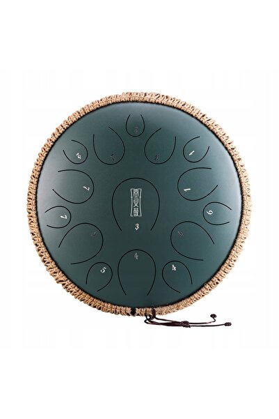NO BRAND Hluru ty15-14-verde mineral tambur cu limbă tank handpan tambur cu l...
