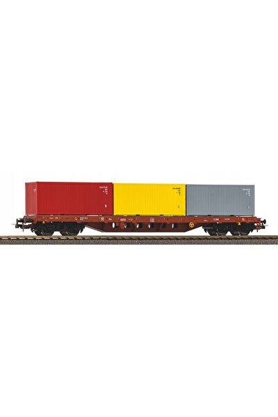 NO BRAND Piko 24539 Vagon platformă H0 cu 3 containere, Sncb, Ep.V