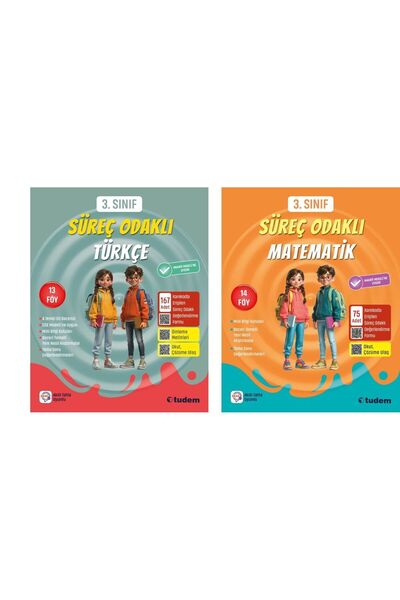 Tudem Yayınları 3.SINIF SÜREÇ ODAKLI MATEMATİK- TÜRKÇE