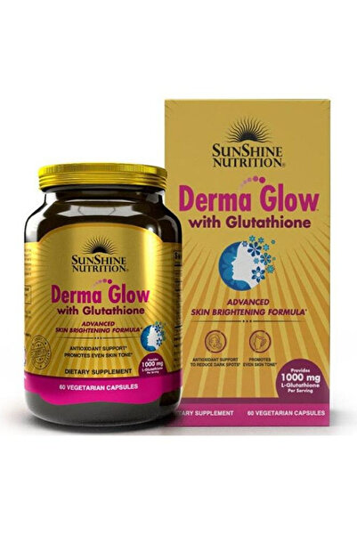 SUNSHINE Nutrition Derma Glow with Glutathione 1000Mg, 60 Capsules