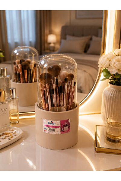 Timex Transparent Lid Brush Cosmetic Makeup Organizer Organizer
