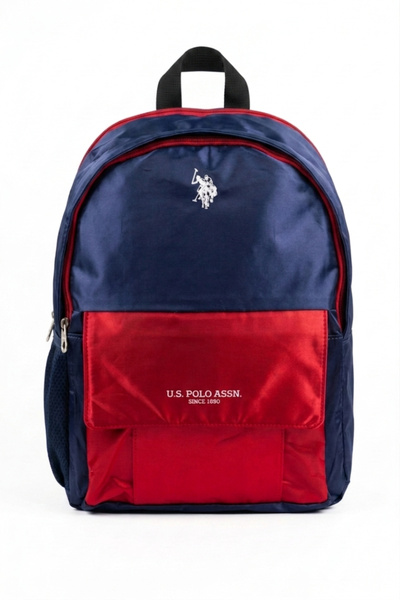 U.S. Polo Assn. Girl's Backpack with Mesh Side Pockets and Multiple Compartme...