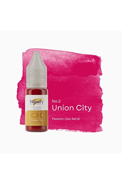 HANAFY Passion Lips Union City No2 Kalıcı Makyaj Dudak Pigmenti - 10ml