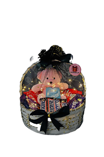 Generic Brand Handmade Teddy Bear Snack Gift Bouquet | Chocolate & Chips Gift...