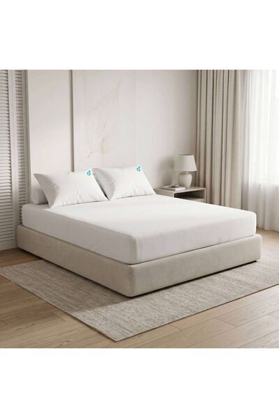 OTHELLO Cooling Sheet White Double Elastic Sheet Set