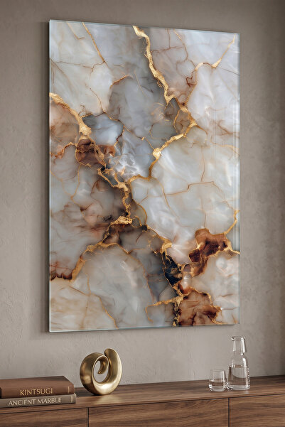ARTAGE Glass Table Wall Decoration (Unbreakable) - Home Office Decorative Ite...