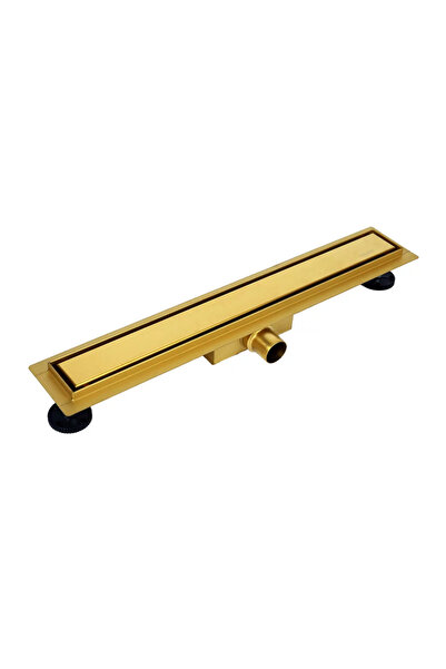 BALNEO Set scurgere duș cu capac 70 cm Duplex Next Auriu periat
