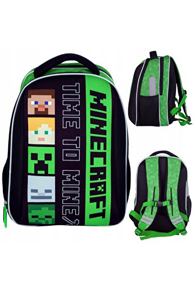 Astralwerks Ghiozdan școlar Minecraft Alex&Steven Astrabag