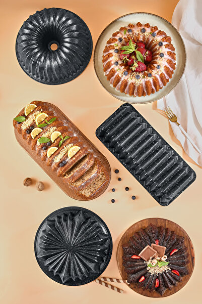 Seral Vienna 3-Piece Cake & Tart Mold