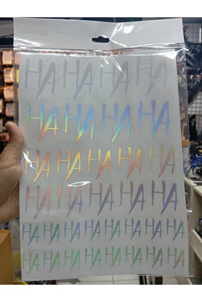 Genel Markalar HA HA HA hologramlı A4 sticker