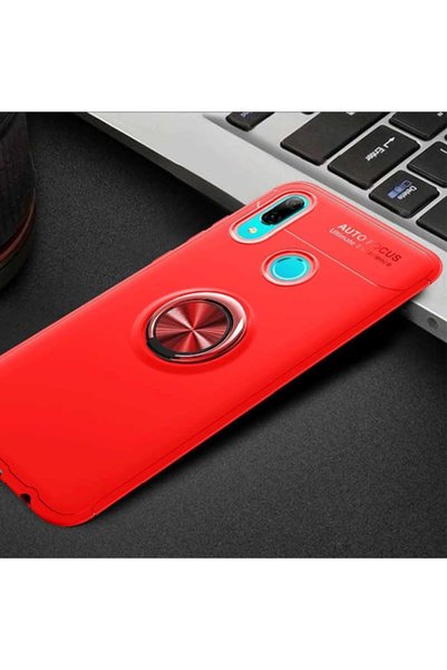 Ummeslem Compatible Case For Huawei Y6 2019 Silicone Cover With Rotatable Rin...