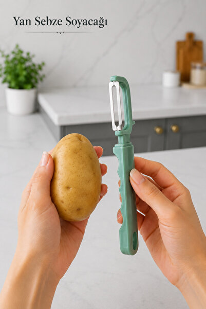 Sariva Home Yan Vegetable Peeler Fruit and Vegetable Peeler with Stainless Steel Blade and Rotational Scraper