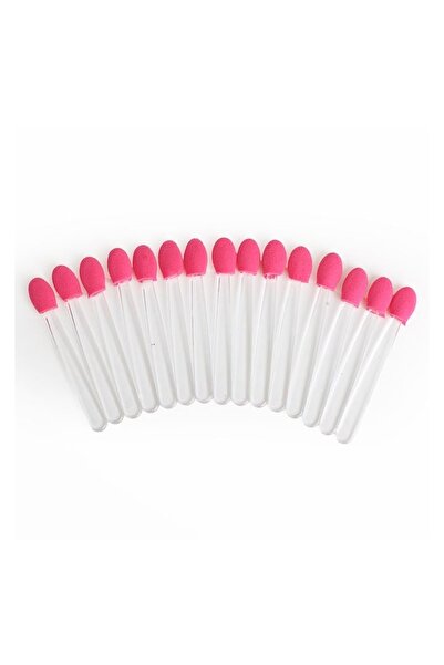 Beauty Set pensule machiaj, model ochi, roz, 6.5cm, 15 bucăți – kit complet p...