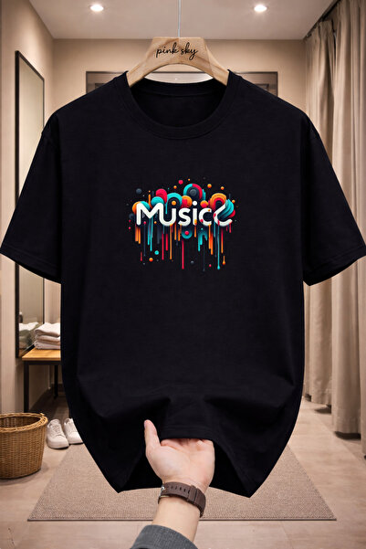 Pink Sky Premium Oversize T-Shirt 100% Cotton Unisex Comfortable Fit Trending...