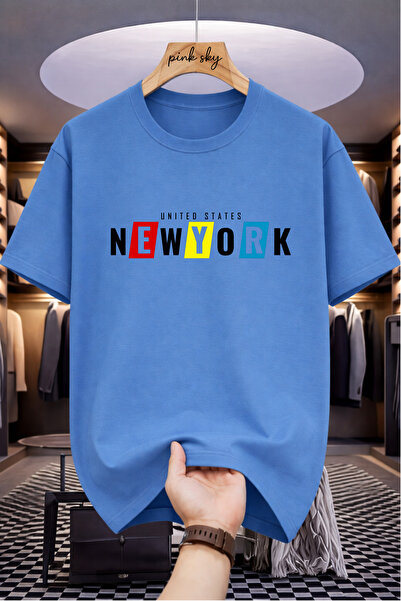 Pink Sky Premium Oversize T-Shirt 100% Cotton Unisex Comfortable Fit Trending...