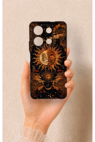 Vip Case Infinix Note 30 Compatible Mystic Sun Pattern Silicone Case