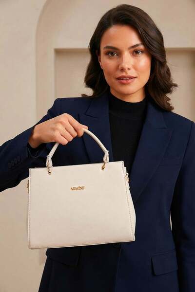 Armine 355-26Y Women's Shoulder Bag Cream