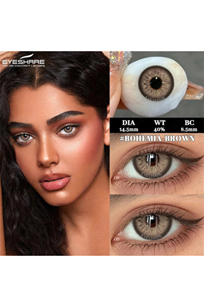 EyesPro BOHEMIA BROWN YUMUŞAK DOKULU KAHVRENGİ GÖZ LENSİ