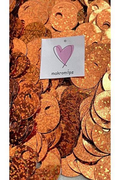 Makromİps 10 gram (+_2) 20 mm JANJANLI ÇANTA PULU PARLAK ŞIK PAYET ELBİSE SÜS...