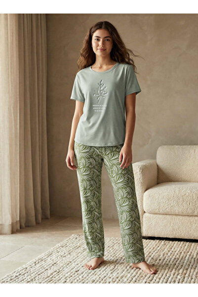 FAV Pyjama Set Top T-shirt & Pyjamas Viscose