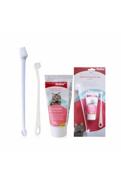Generic Brand Cheese Flavored Cat Oral Care Set