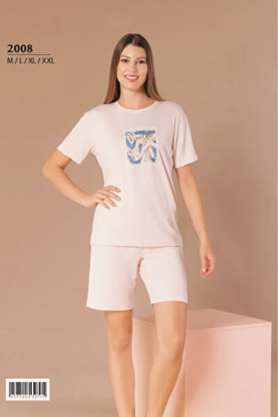 pjamahome Half Sleeve Beige Pajama