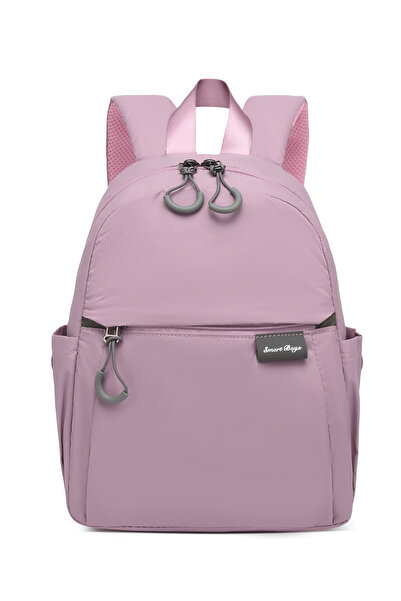 SMART BAGS Ελαφρύ γυναικείο σακίδιο πλάτης σε χρώμα δέρματος, καθημερινό, μίν...