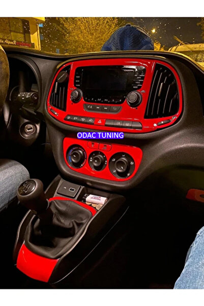 ODAC TUNING Fiat Doblo D4 Full Set Torpido Konsol, Trim, Göğüs Kaplama Se...