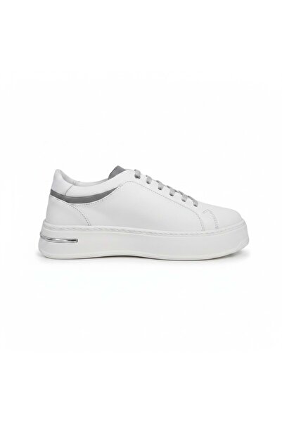 Hammer Jack Men's Leather Casual Shoes 26031 - White - 44