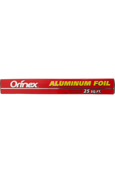 Orinex رقائق الألومنيوم 12 بوصة (25 متر مربع)