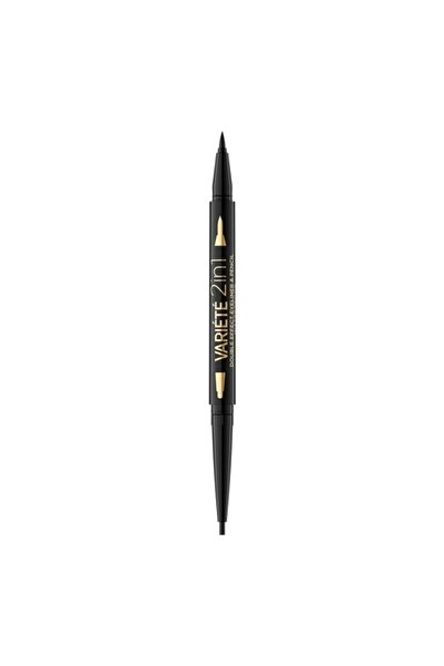 Eveline Tus de ochi Variete Double Effect 2 in 1 - Ultra Black