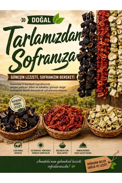 TARLAMIZDAN SOFRANIZA Kurutmalık Biber