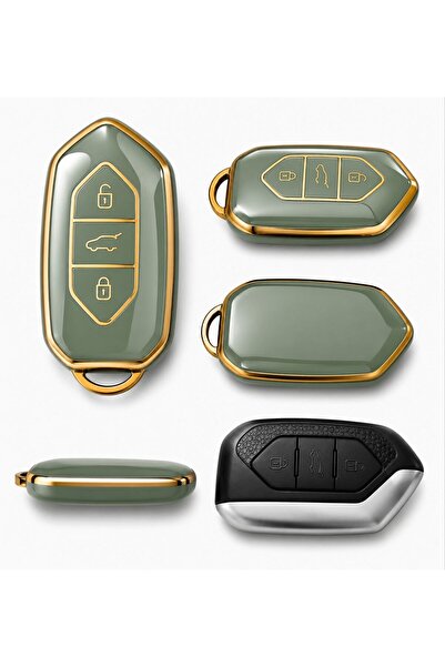 Togg T10X & T10F Uyumlu, Darbe ve Çizilmeye Karşı Koruyucu Premium TPU Anahtar Kılıfı